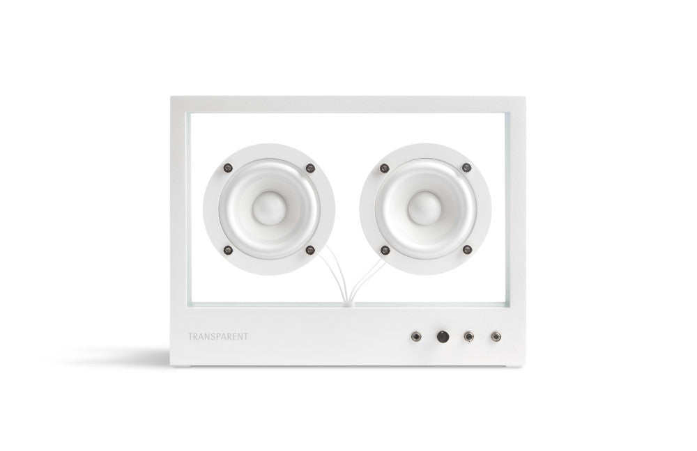 Small Transparent Speaker - White
