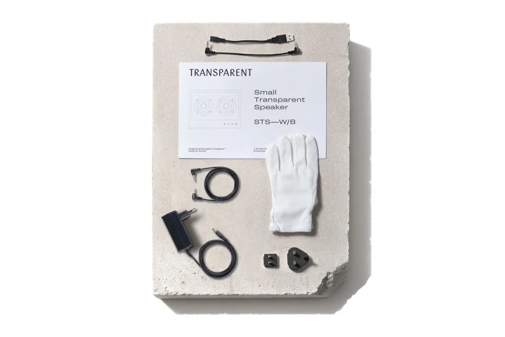 Small Transparent Speaker - Black