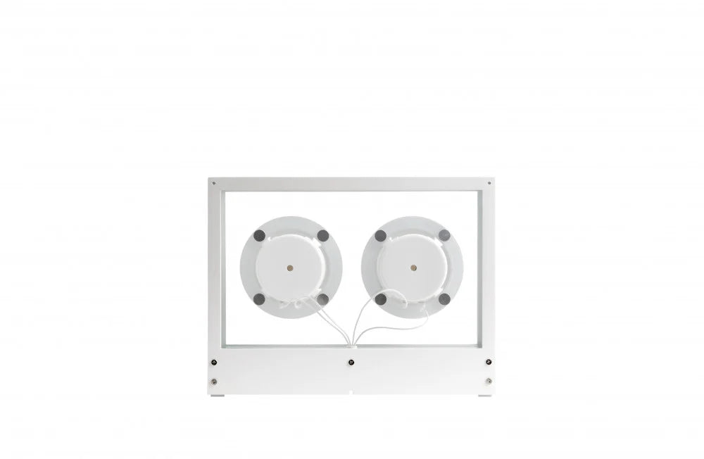 Small Transparent Speaker - White